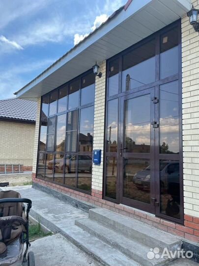 Входная группа остекление