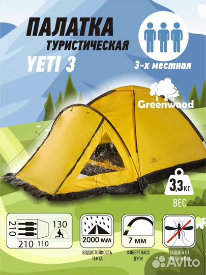 Палатка туристическая