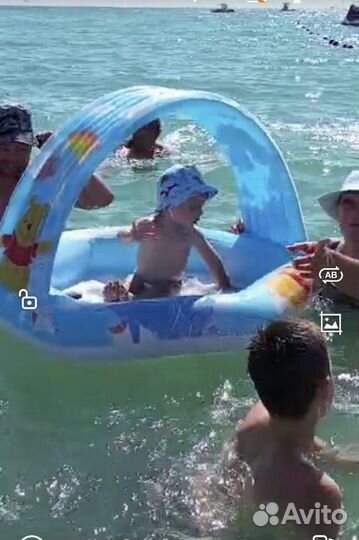 Бассейн детский с крышей