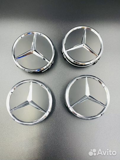 Колпачки заглушки на литые диски Mercedes benz