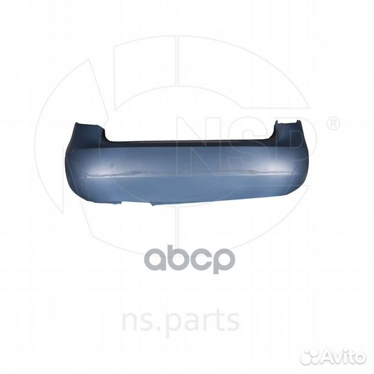 Бампер skoda Fabia (08-15) задний NSP NSP085J68
