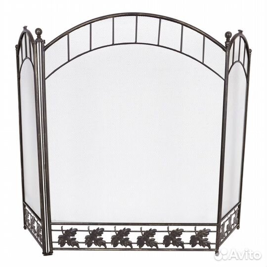 Экран каминный C31206AGK (античная латунь/черный)