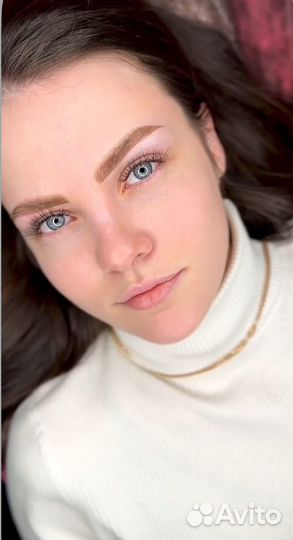 Перманент бровей модель