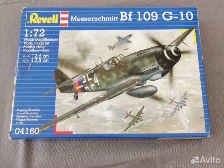 Модель самолёта bf 109 G-10 1:72
