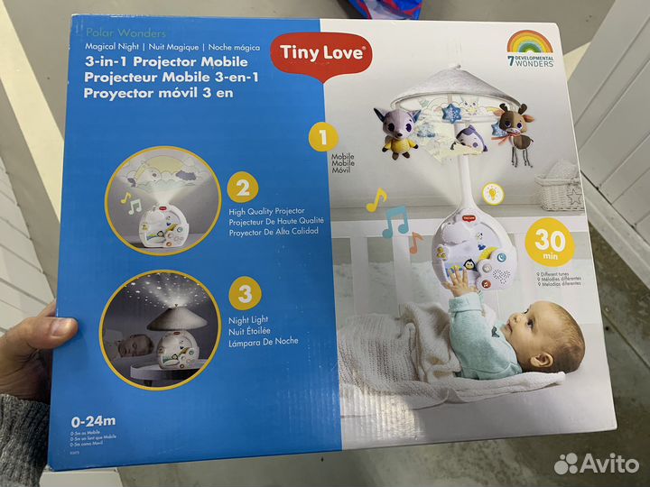 Электронный мобиль Полярная сказка Tiny Love 3в1