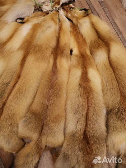 Шкуры лиса рыжая, мех лисица огневка