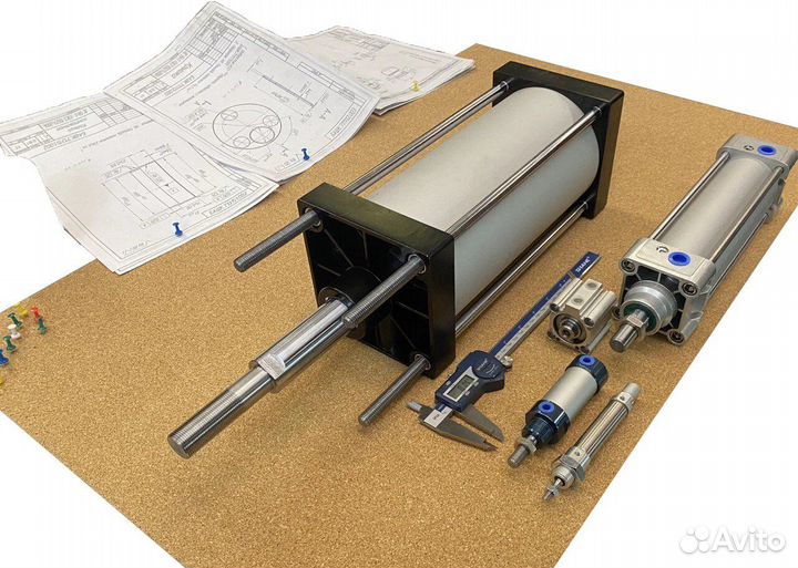 Пневмоцилиндр Festo dsbg-100-160-PPV-A (аналог)