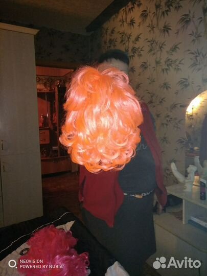Парики цветные для праздников
