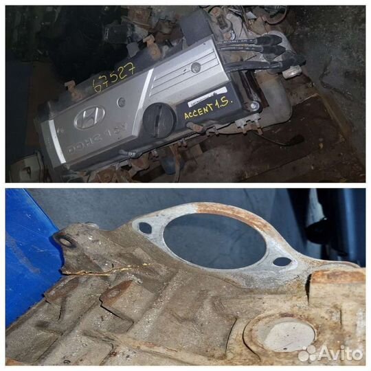 Hyundai Accent II (+тагаз) Двигатель 2008,1.5