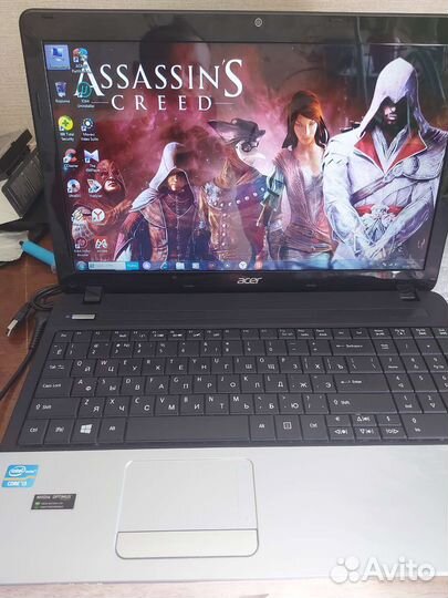 Игровой Acer e1 571g intel i3 ssd+hdd