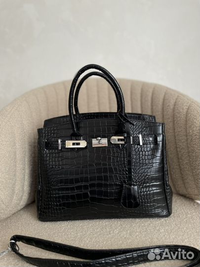 Сумка женская через плечо в стиле hermes birkin