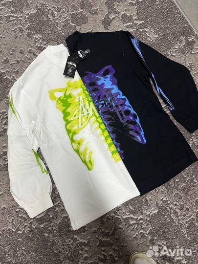 Лонгслив Stussy FW23 RIB Cage LS Tee Оригинал