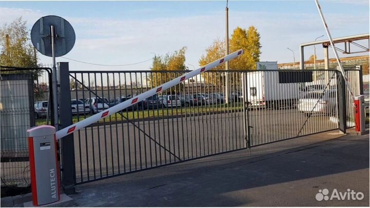 Шлагбаум алютех