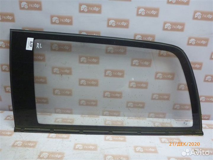 Стекло заднее левое Opel Omega F35 C20NE 1987-1994