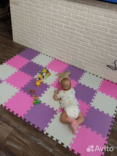 Пазлы мягкие на пол