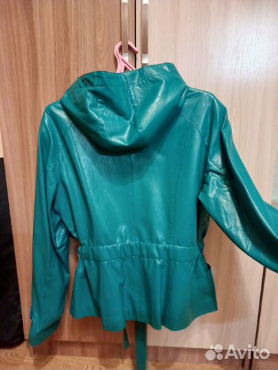 Куртка кожаная женская 60 размер