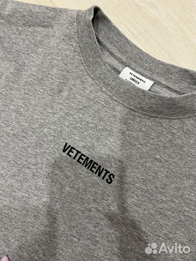 Футболка vetements оригинал