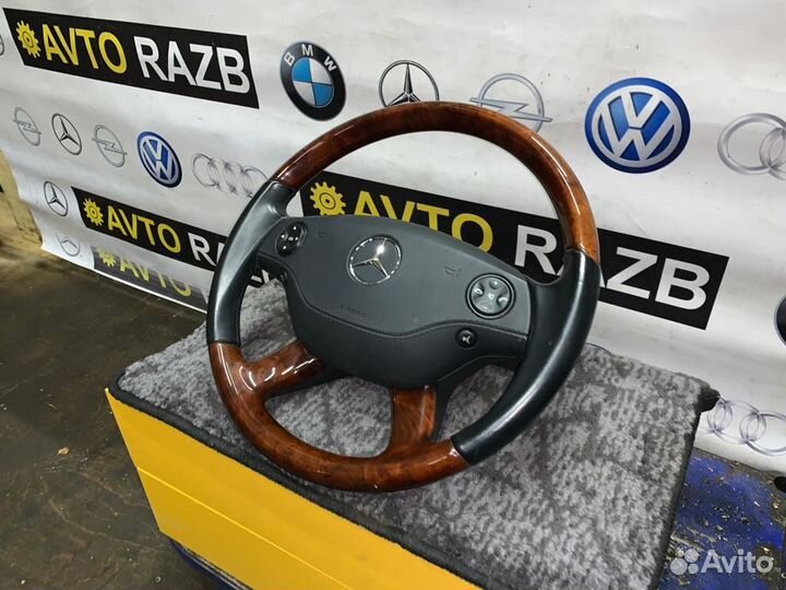 Руль с деревом на Mercedes Benz S-class W221