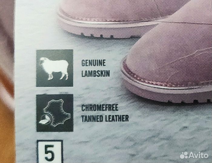Угги 34 WalkX натуральный мех замша Германия