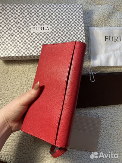 Клатч Furla оригинал красный