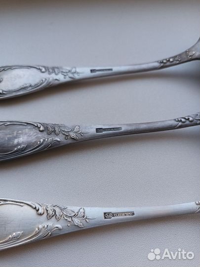 Ложки столовые мельхиор СССР 3 шт
