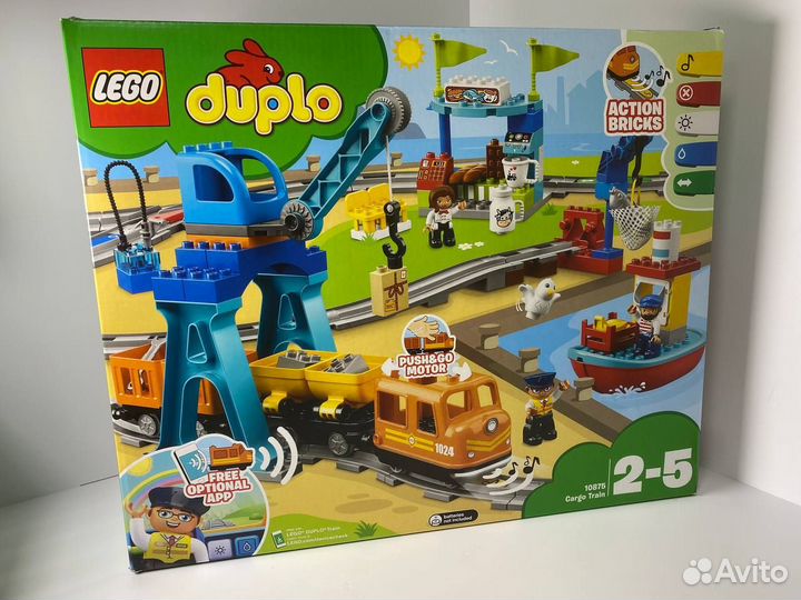 Lego duplo Town 10875 Грузовой поезд новый