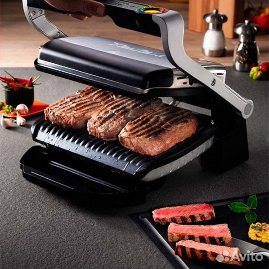 Умный электрогриль Tefal Optigrill+ GC712D34