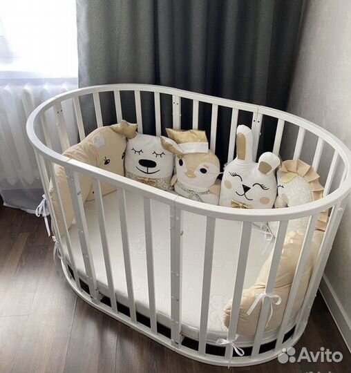 Бортики в детскую кроватку