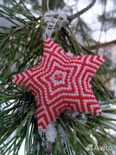 Звезда из бисера