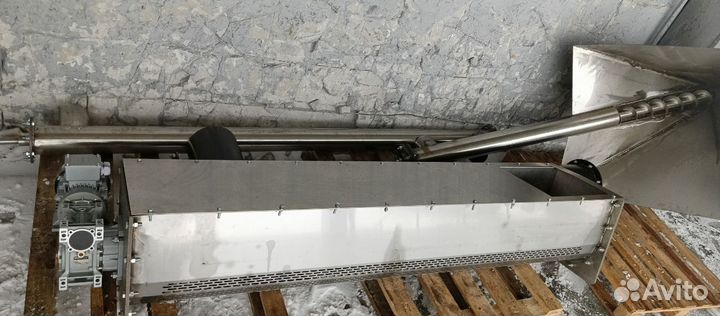 Транспортер шнековый из нержавеющей стали