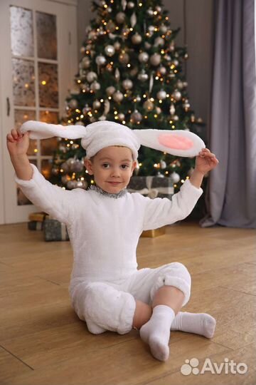 Новогодний костюм зайца аренда