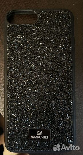 Чехол на iPhone 7 plus с кристаллами Swarovski