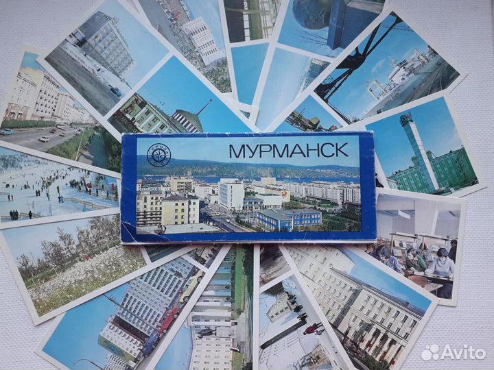 Мурманск. Цветные открытки советские СССР. 1981