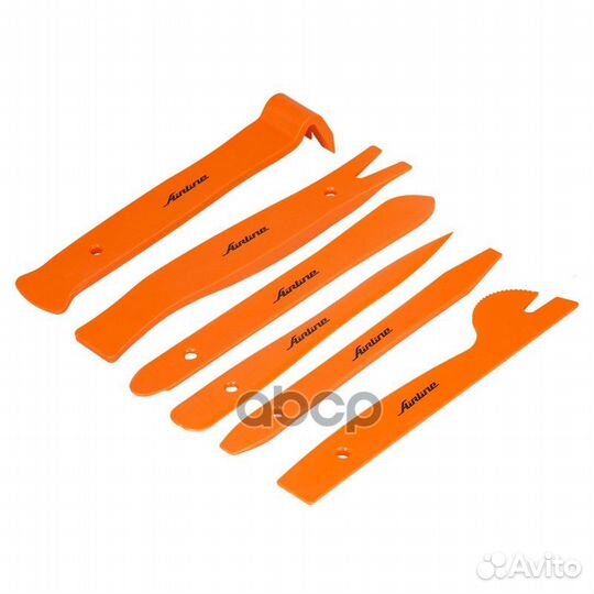 Набор съемников пистонов обшивки салона 6пр. бл