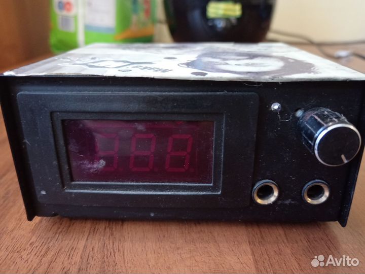 Блок питания для тату машинки, клипкорд, педаль