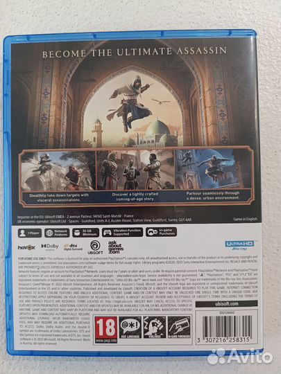 Assassins creed mirage PS5 (рус версия )