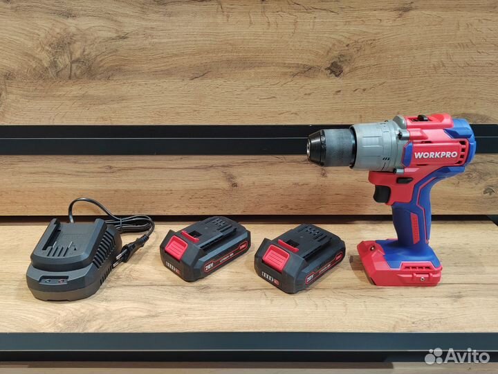 Шуруповёрт бесщеточный workpro 20В WP390002 (120)