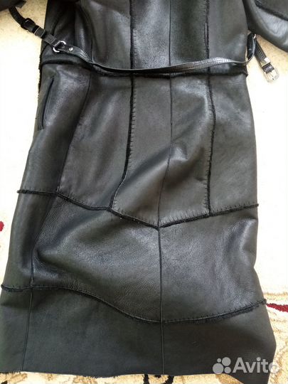 Женская кожаная дубленка 44-46