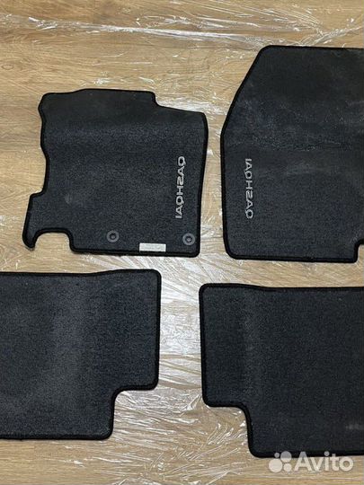 Автомобильные коврики ворсовые nissan qashqai j11