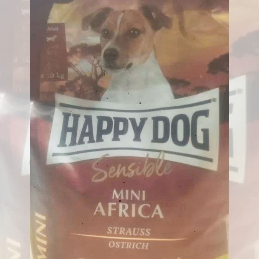 Сухой корм для собак Happy Dog Mini Africa