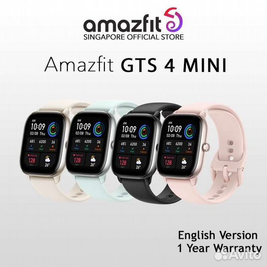 Смарт-часы Xiaomi Amazfit GTS 4 Mini Оригинал