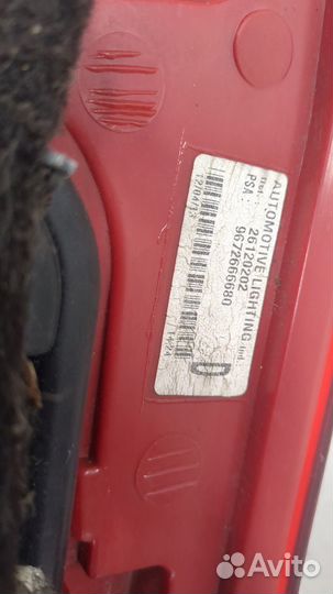 Фонарь (задний) правый Peugeot 5008, 2013