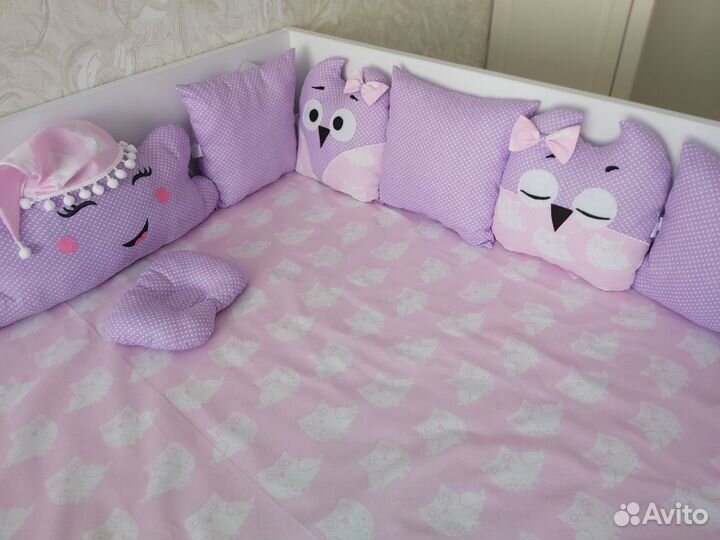 Бортики в кроватку