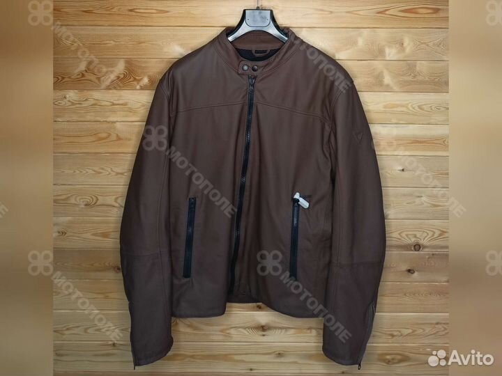 Dainese mike 2 мотокуртка кожаная мужская