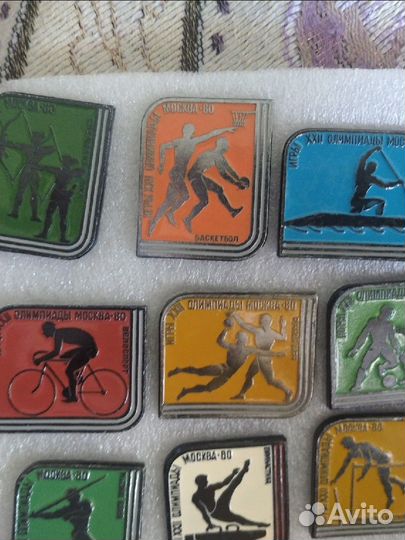 Олимпиада. Москва -80.значки