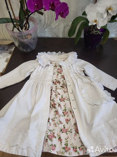 Летнее пальто для девочки