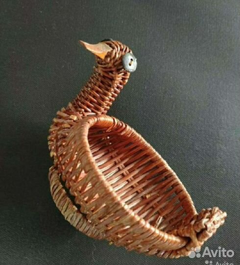 Уточка плетенная новая