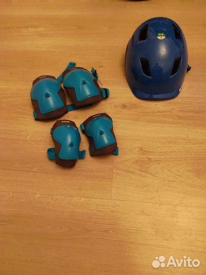 Защита детская btwin и шлем