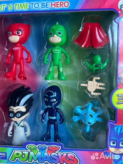 Герои в масках PJ masks со злодеями