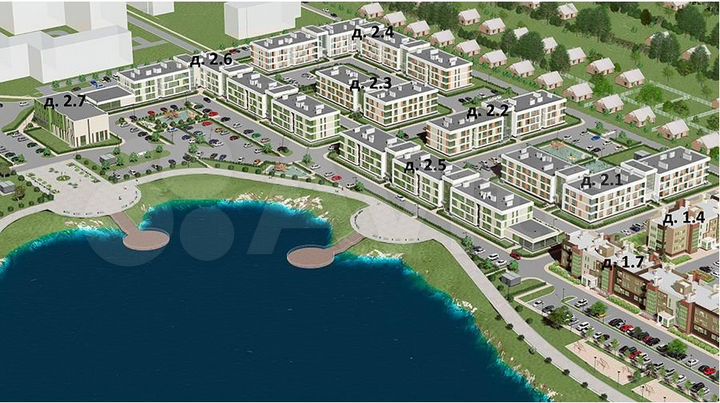 1-к. квартира, 56,3 м², 3/5 эт.